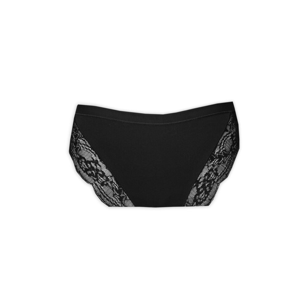 Women's underwear - hipster fit - lace trim on the back - black - S